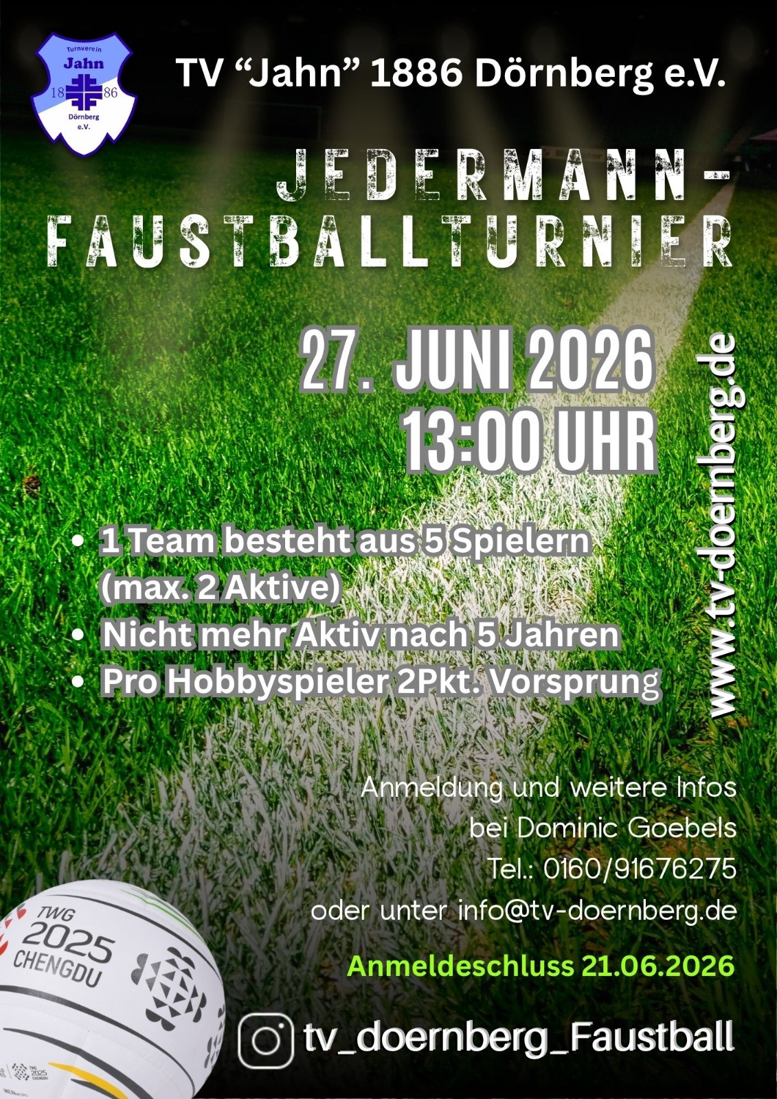 Jedermann-Faustballturnier 2026